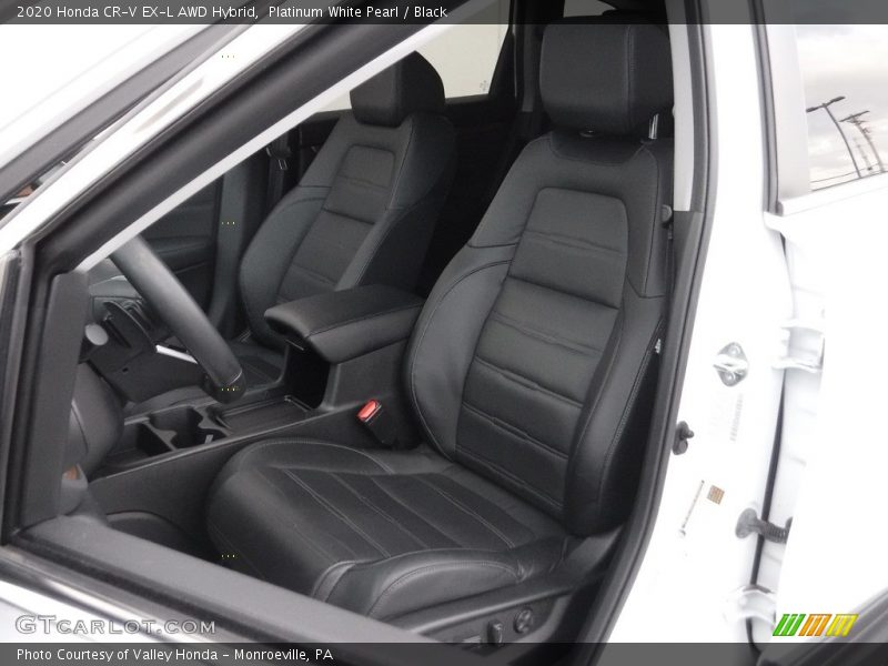 Platinum White Pearl / Black 2020 Honda CR-V EX-L AWD Hybrid