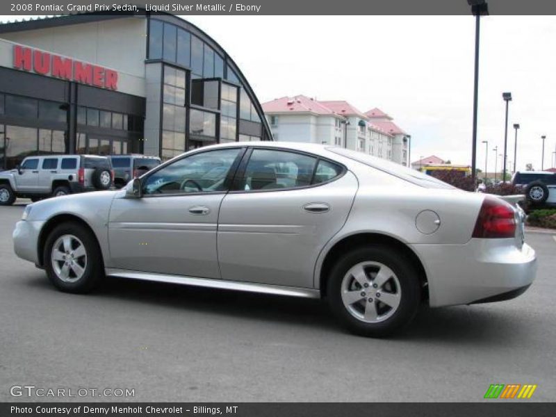 Liquid Silver Metallic / Ebony 2008 Pontiac Grand Prix Sedan