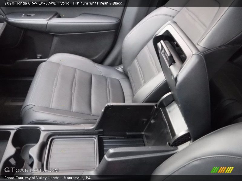Platinum White Pearl / Black 2020 Honda CR-V EX-L AWD Hybrid