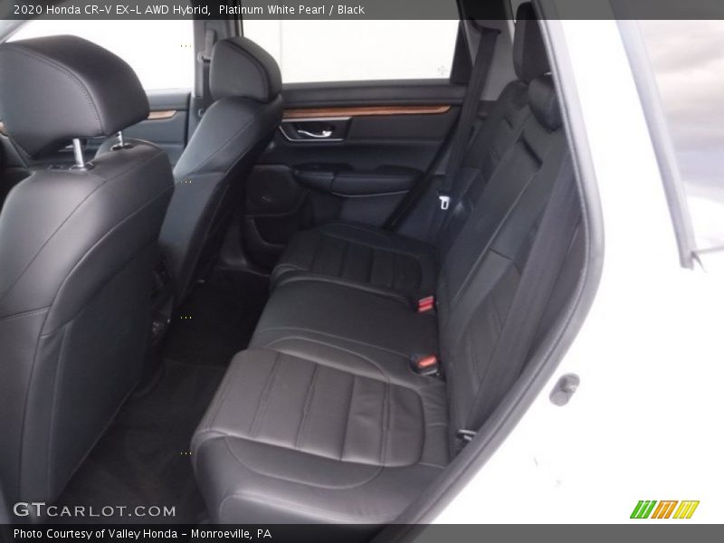 Platinum White Pearl / Black 2020 Honda CR-V EX-L AWD Hybrid