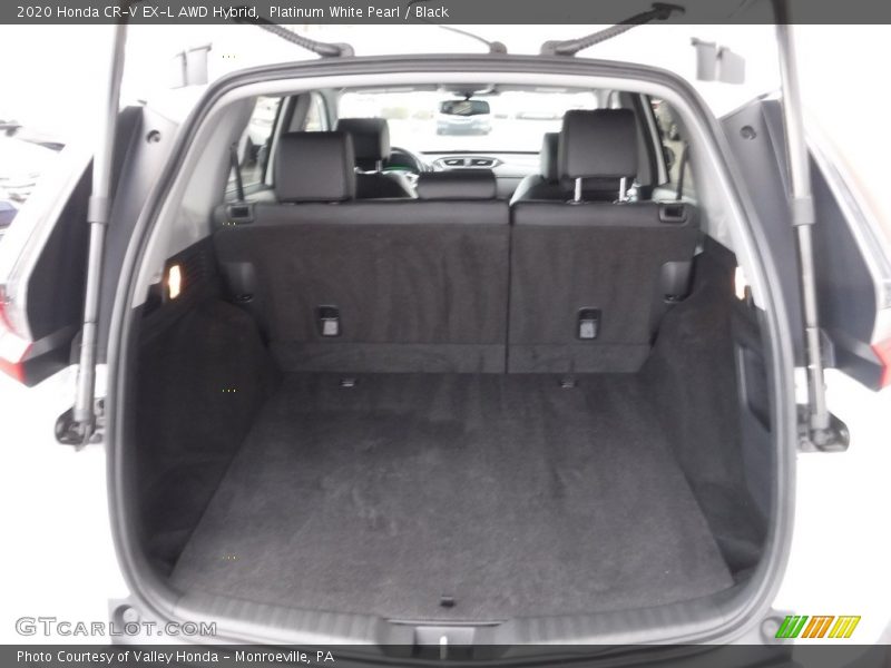 Platinum White Pearl / Black 2020 Honda CR-V EX-L AWD Hybrid