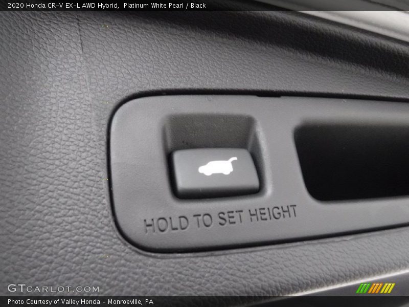 Platinum White Pearl / Black 2020 Honda CR-V EX-L AWD Hybrid