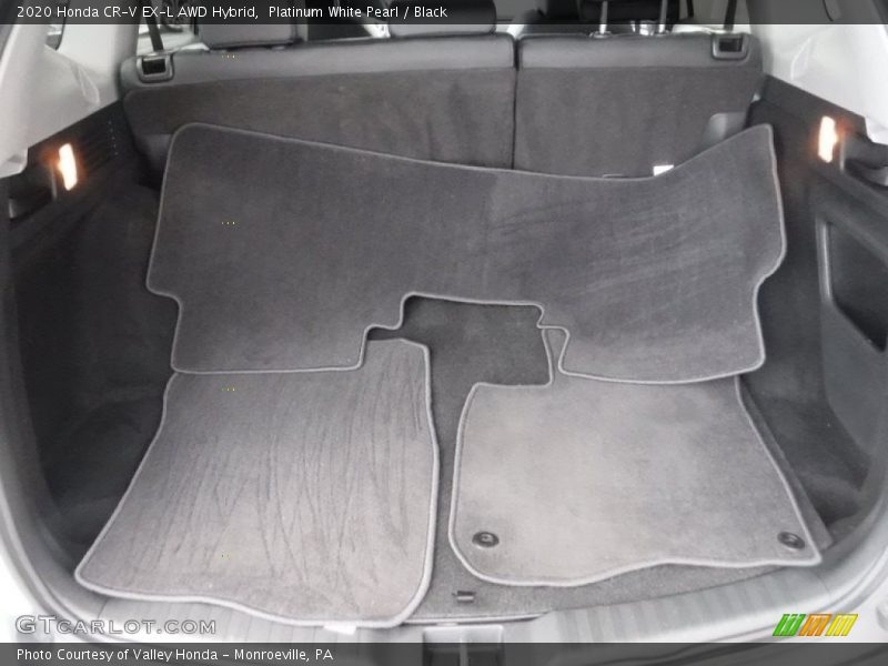 Platinum White Pearl / Black 2020 Honda CR-V EX-L AWD Hybrid