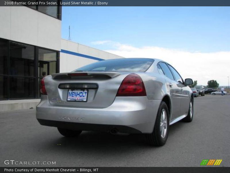 Liquid Silver Metallic / Ebony 2008 Pontiac Grand Prix Sedan