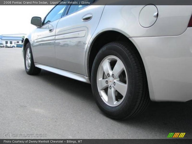 Liquid Silver Metallic / Ebony 2008 Pontiac Grand Prix Sedan