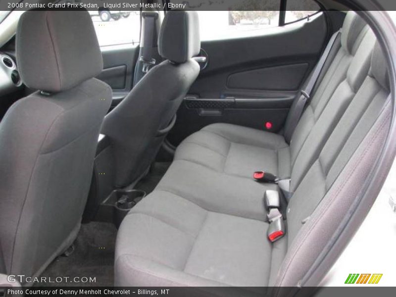 Liquid Silver Metallic / Ebony 2008 Pontiac Grand Prix Sedan
