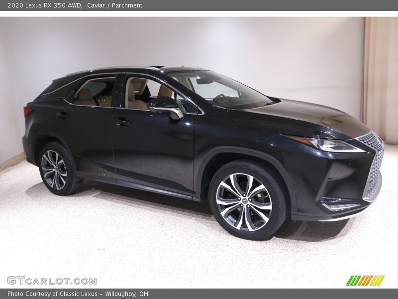 Caviar / Parchment 2020 Lexus RX 350 AWD