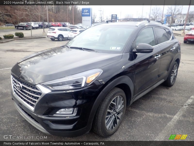 Black Noir Pearl / Beige 2020 Hyundai Tucson Limited AWD