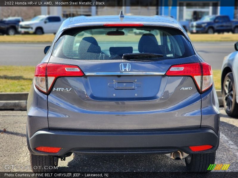 Modern Steel Metallic / Black 2022 Honda HR-V LX AWD