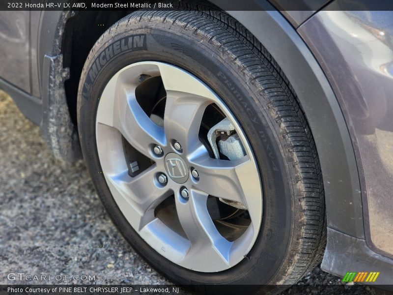 Modern Steel Metallic / Black 2022 Honda HR-V LX AWD