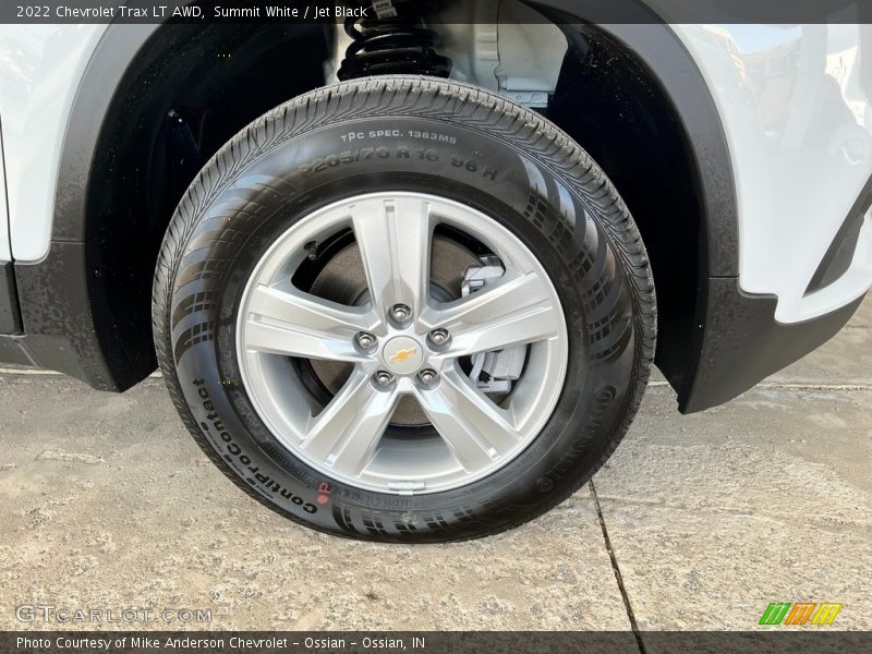 Summit White / Jet Black 2022 Chevrolet Trax LT AWD