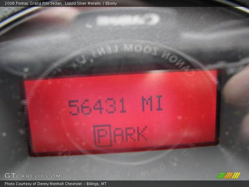 Liquid Silver Metallic / Ebony 2008 Pontiac Grand Prix Sedan