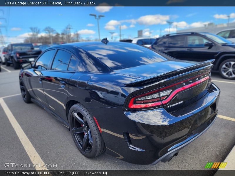 Pitch Black / Black 2019 Dodge Charger SRT Hellcat