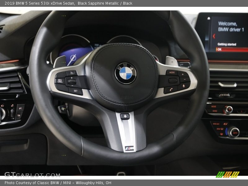 Black Sapphire Metallic / Black 2019 BMW 5 Series 530i xDrive Sedan
