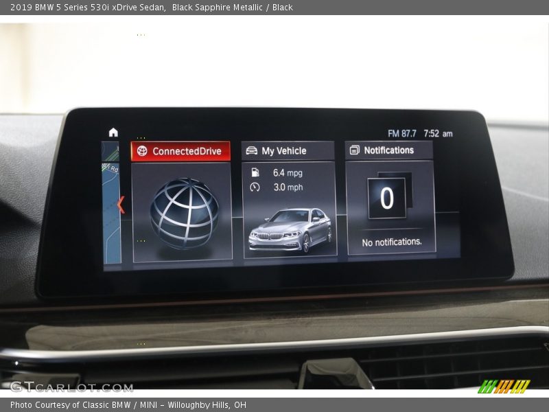 Black Sapphire Metallic / Black 2019 BMW 5 Series 530i xDrive Sedan