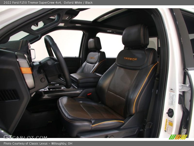 Front Seat of 2022 F150 Tremor SuperCrew 4x4