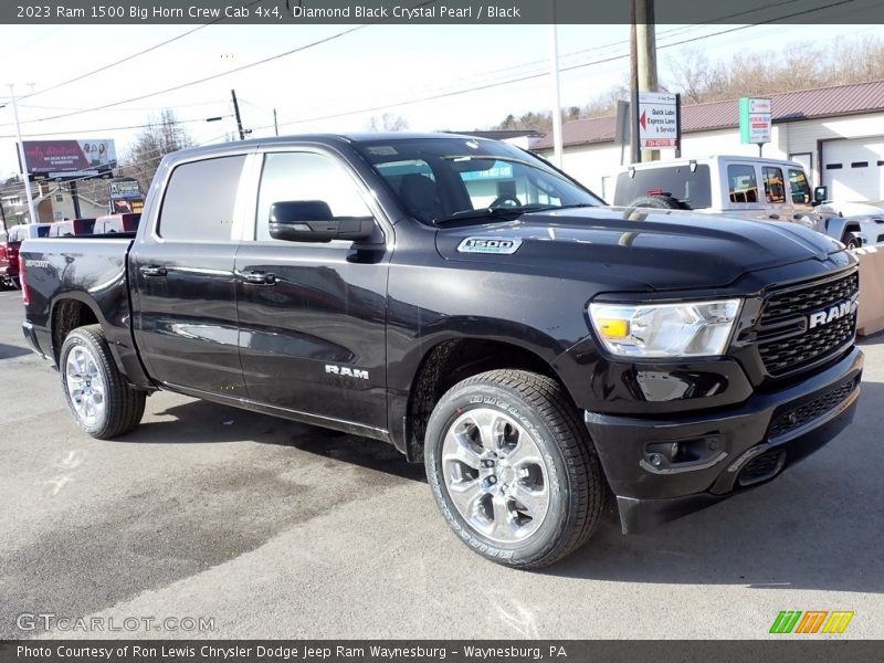 Diamond Black Crystal Pearl / Black 2023 Ram 1500 Big Horn Crew Cab 4x4
