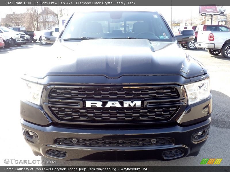 Diamond Black Crystal Pearl / Black 2023 Ram 1500 Big Horn Crew Cab 4x4