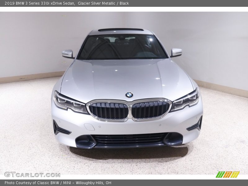 Glacier Silver Metallic / Black 2019 BMW 3 Series 330i xDrive Sedan