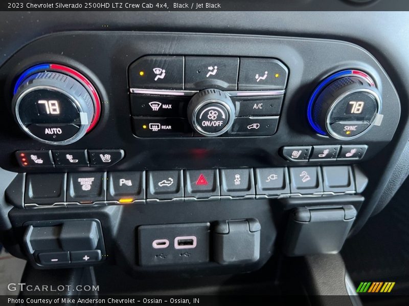 Black / Jet Black 2023 Chevrolet Silverado 2500HD LTZ Crew Cab 4x4