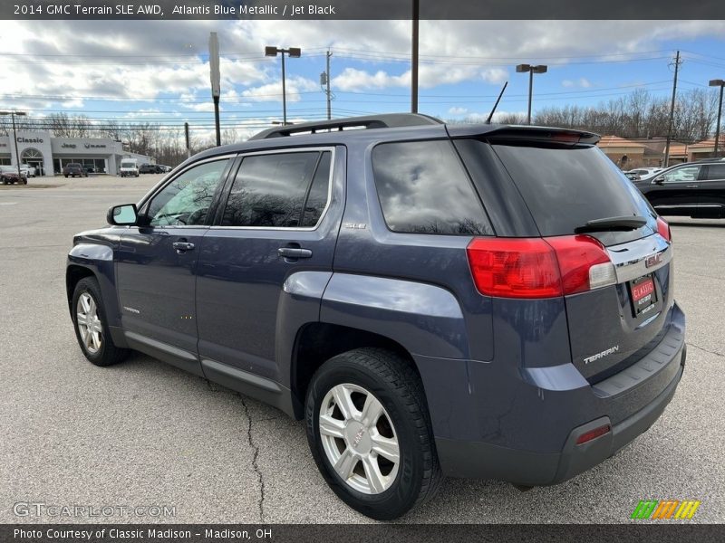 Atlantis Blue Metallic / Jet Black 2014 GMC Terrain SLE AWD