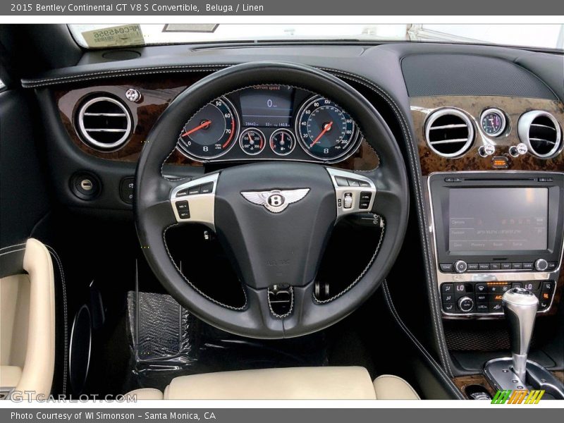Dashboard of 2015 Continental GT V8 S Convertible