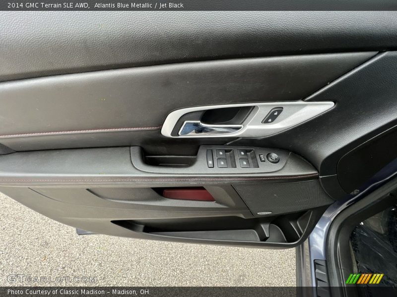Atlantis Blue Metallic / Jet Black 2014 GMC Terrain SLE AWD