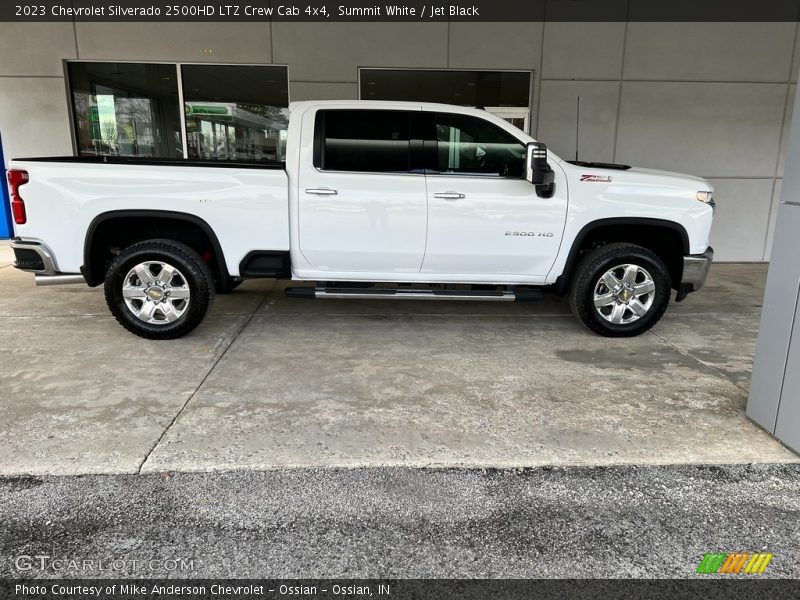 Summit White / Jet Black 2023 Chevrolet Silverado 2500HD LTZ Crew Cab 4x4