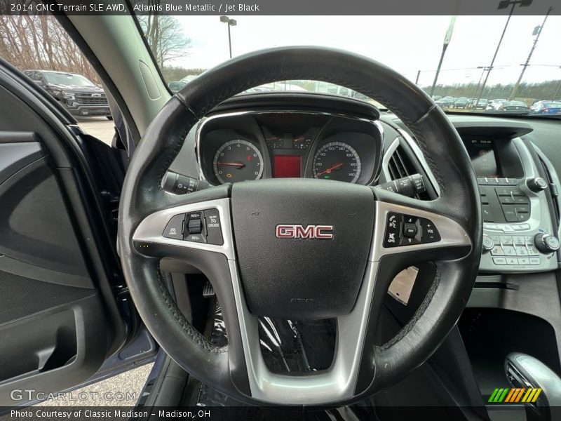 Atlantis Blue Metallic / Jet Black 2014 GMC Terrain SLE AWD