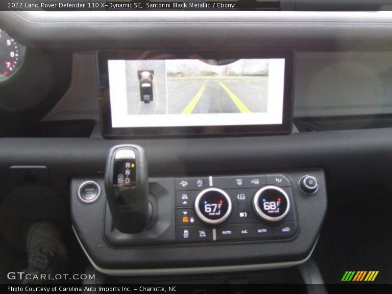 Controls of 2022 Defender 110 X-Dynamic SE