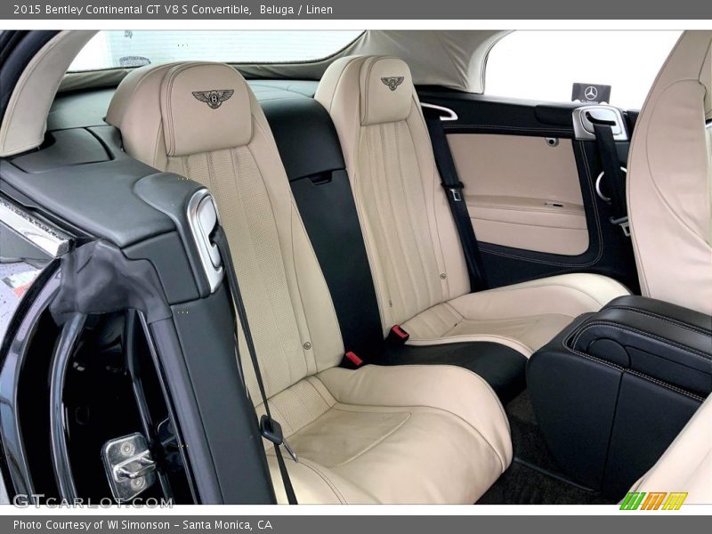 Rear Seat of 2015 Continental GT V8 S Convertible