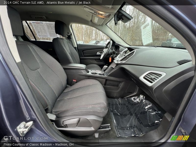 Atlantis Blue Metallic / Jet Black 2014 GMC Terrain SLE AWD
