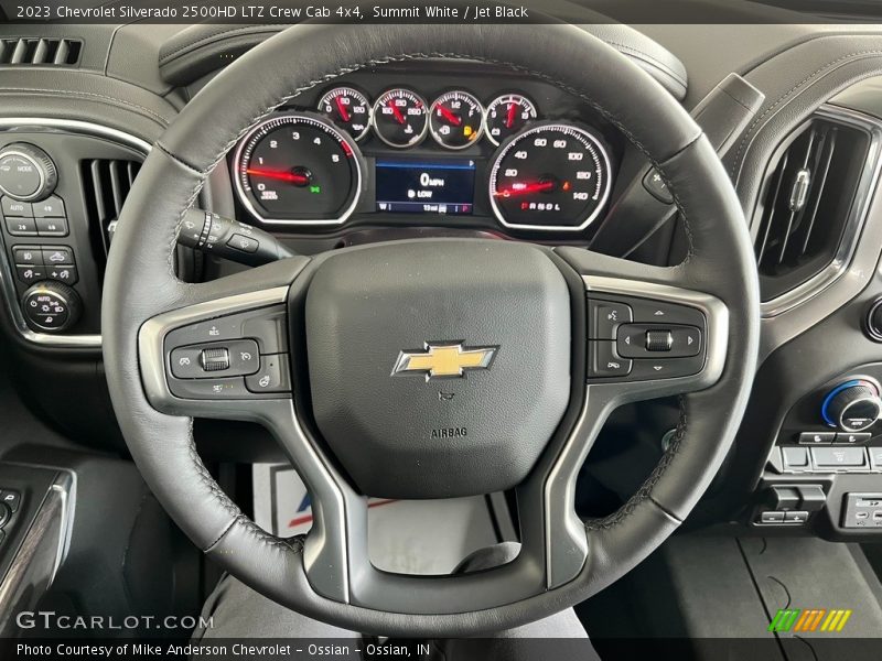 Summit White / Jet Black 2023 Chevrolet Silverado 2500HD LTZ Crew Cab 4x4