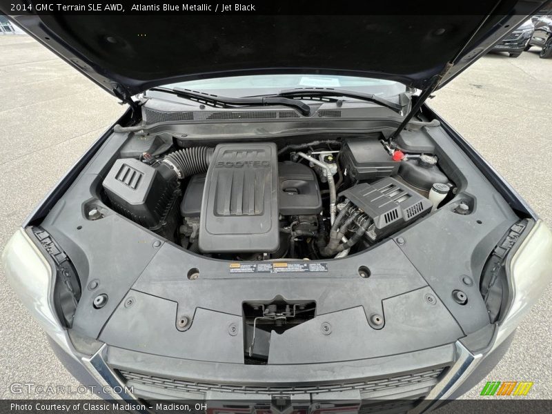 Atlantis Blue Metallic / Jet Black 2014 GMC Terrain SLE AWD