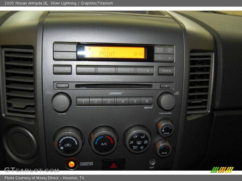 Silver Lightning / Graphite/Titanium 2005 Nissan Armada SE