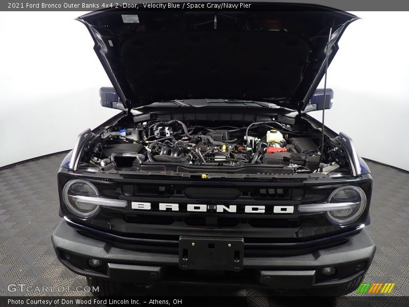 Velocity Blue / Space Gray/Navy Pier 2021 Ford Bronco Outer Banks 4x4 2-Door