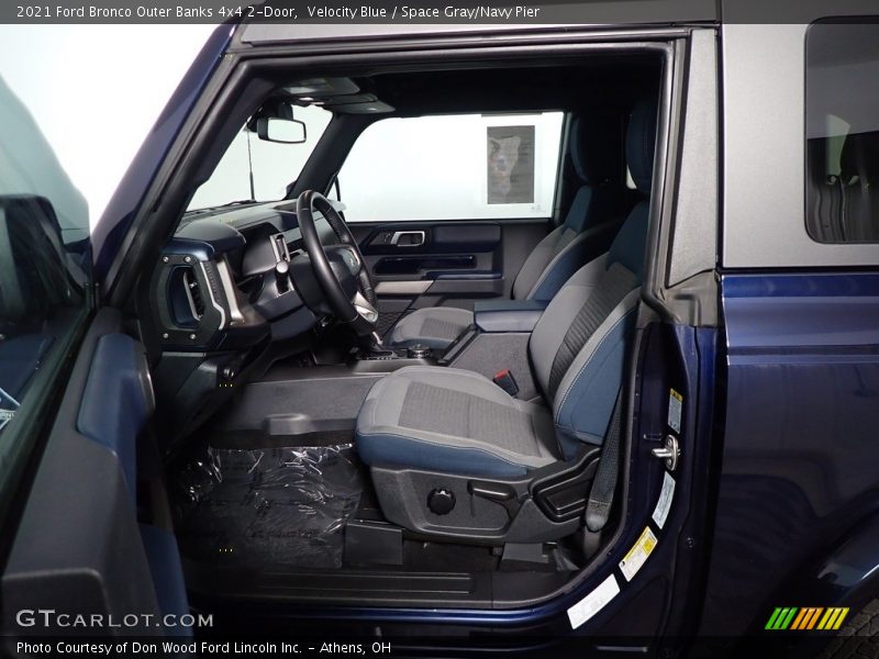 Front Seat of 2021 Bronco Outer Banks 4x4 2-Door