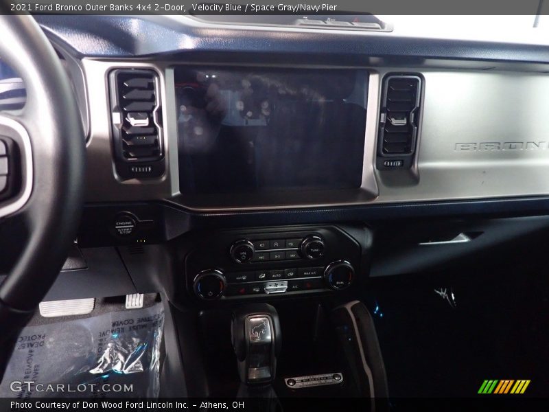 Velocity Blue / Space Gray/Navy Pier 2021 Ford Bronco Outer Banks 4x4 2-Door