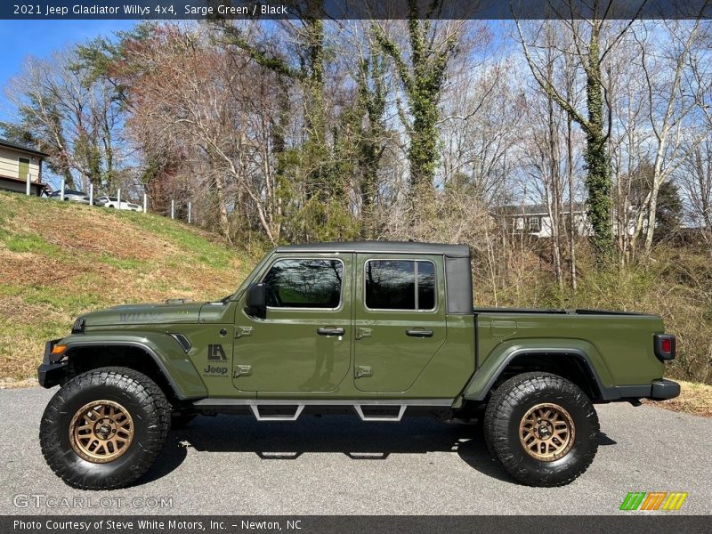 Sarge Green / Black 2021 Jeep Gladiator Willys 4x4