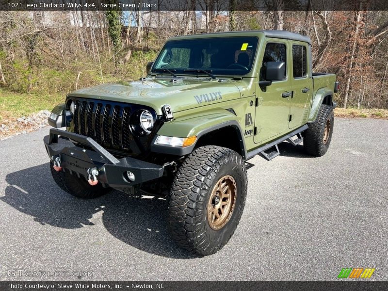 Sarge Green / Black 2021 Jeep Gladiator Willys 4x4