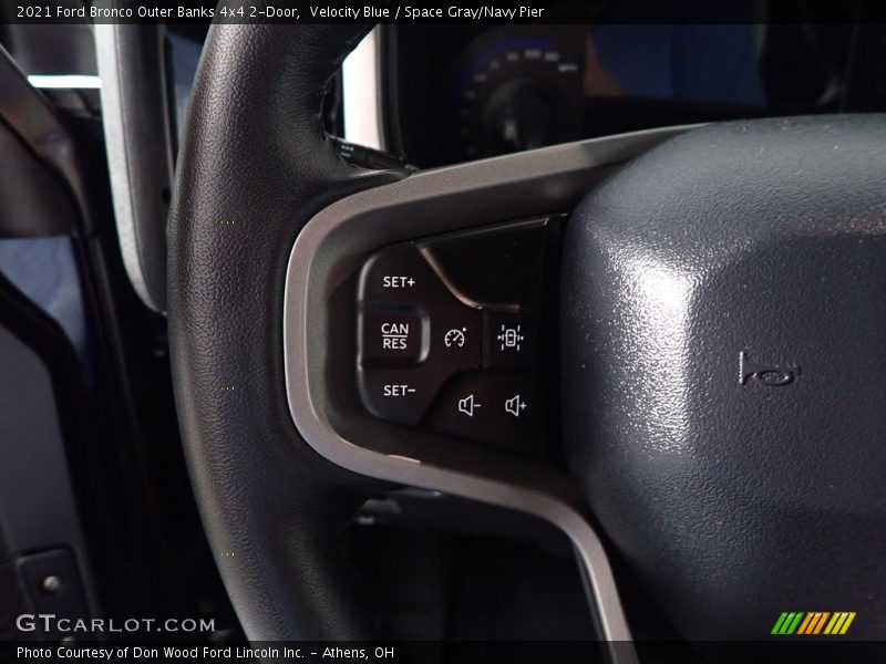 Velocity Blue / Space Gray/Navy Pier 2021 Ford Bronco Outer Banks 4x4 2-Door