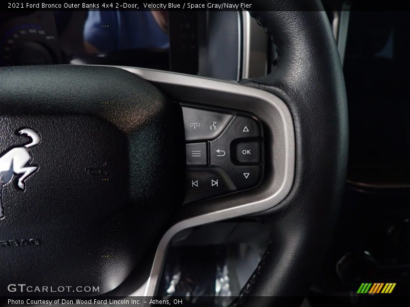 Velocity Blue / Space Gray/Navy Pier 2021 Ford Bronco Outer Banks 4x4 2-Door