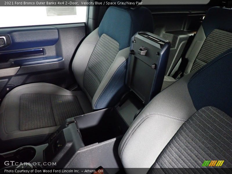 Velocity Blue / Space Gray/Navy Pier 2021 Ford Bronco Outer Banks 4x4 2-Door