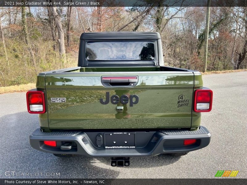 Sarge Green / Black 2021 Jeep Gladiator Willys 4x4