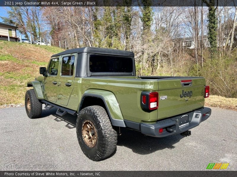 Sarge Green / Black 2021 Jeep Gladiator Willys 4x4
