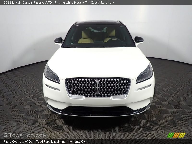 Pristine White Metallic Tri-Coat / Sandstone 2022 Lincoln Corsair Reserve AWD