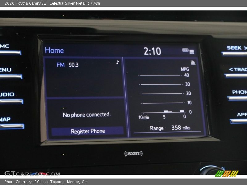 Celestial Silver Metallic / Ash 2020 Toyota Camry SE