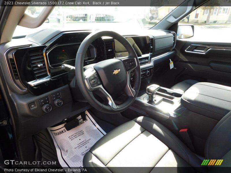 Black / Jet Black 2023 Chevrolet Silverado 1500 LTZ Crew Cab 4x4