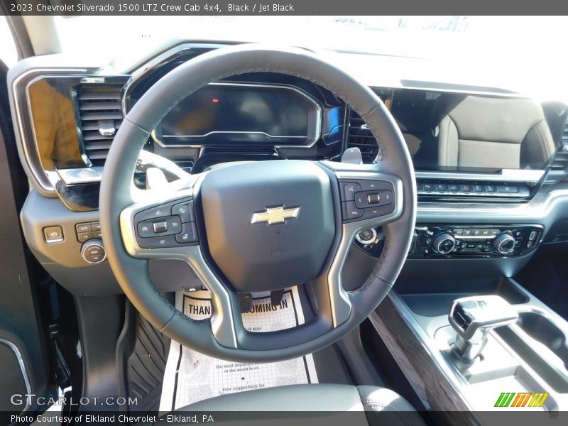 Black / Jet Black 2023 Chevrolet Silverado 1500 LTZ Crew Cab 4x4