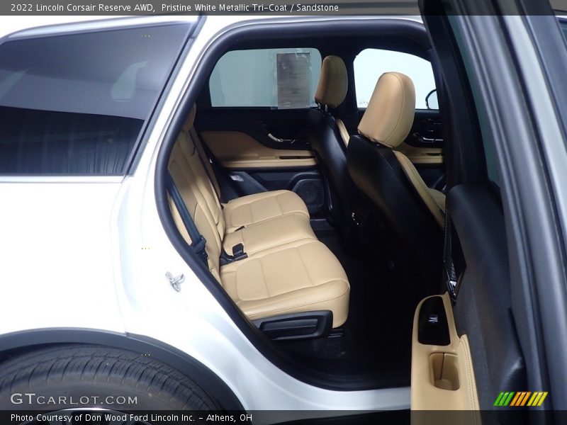 Pristine White Metallic Tri-Coat / Sandstone 2022 Lincoln Corsair Reserve AWD